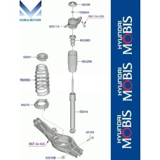 MOBIS REAR SHOCK ABSORBERS KIA OPTIMA K5 2019-23